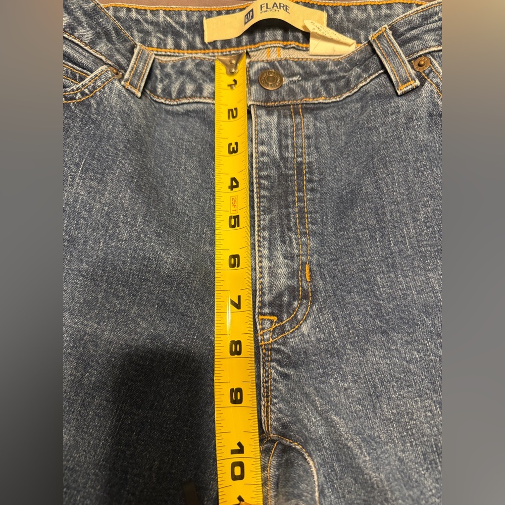 GAP Women's Dark Blue Straight Leg Jeans - Picture 2 of 5